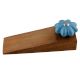 2 Pieces Turquoise Crackle Ceramic Wooden Door Stopper